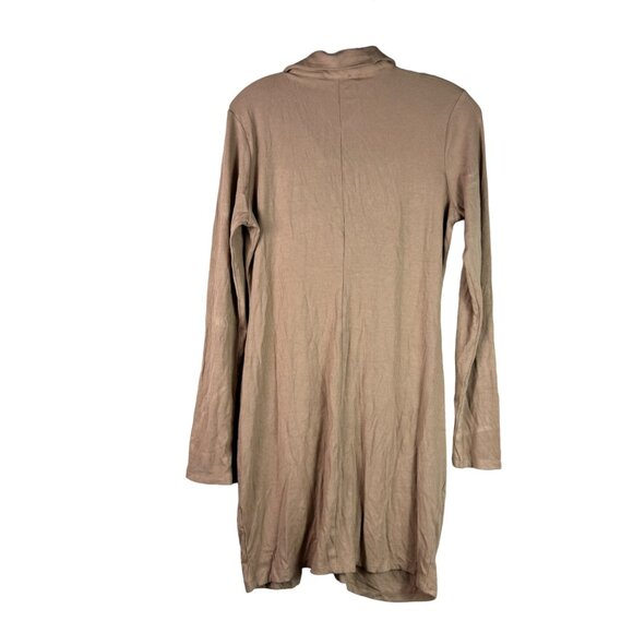 Fashion Nova Womens Tan Mini Dress Long Sleeve Size 1X - Picture 3 of 9